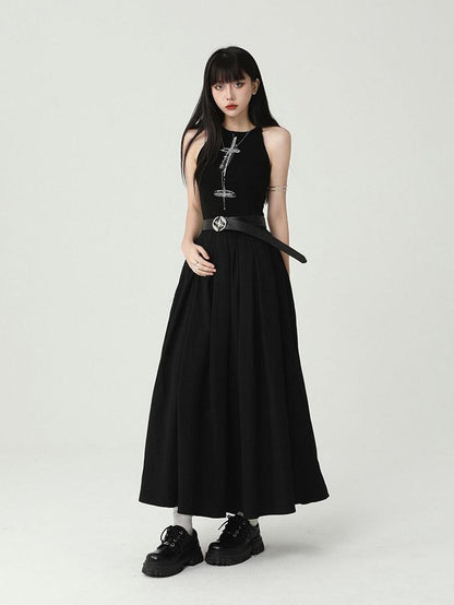 LADYGHOST Eerie Black Gothic Women&