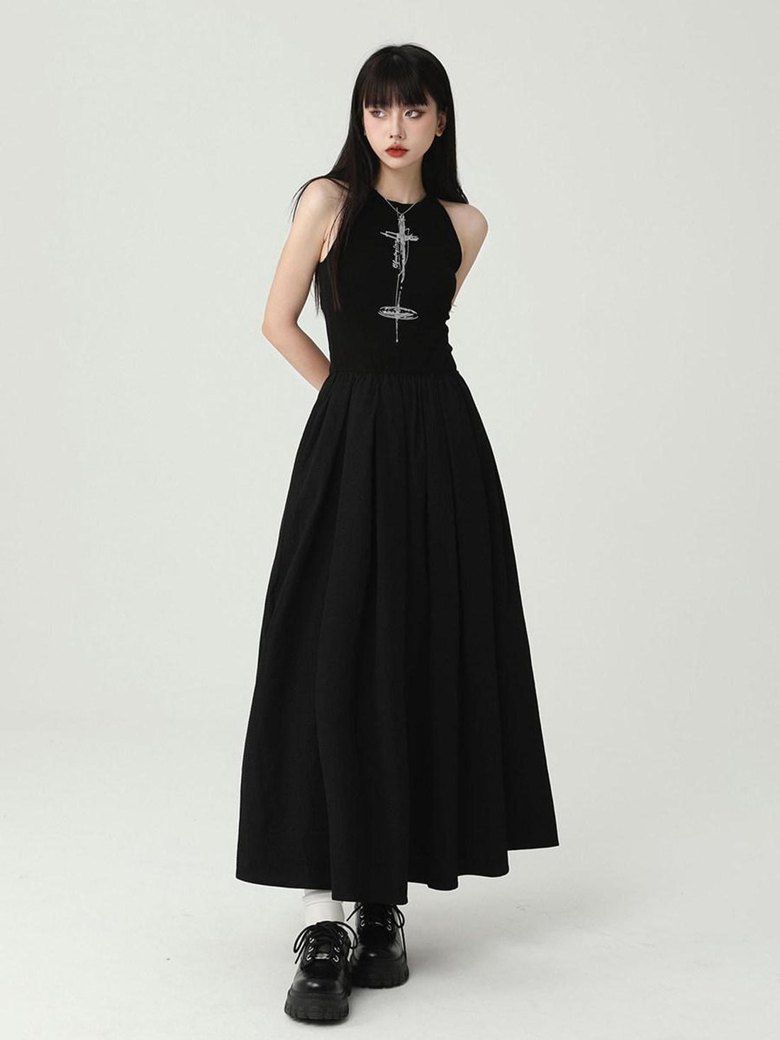 LADYGHOST Eerie Black Gothic Women&