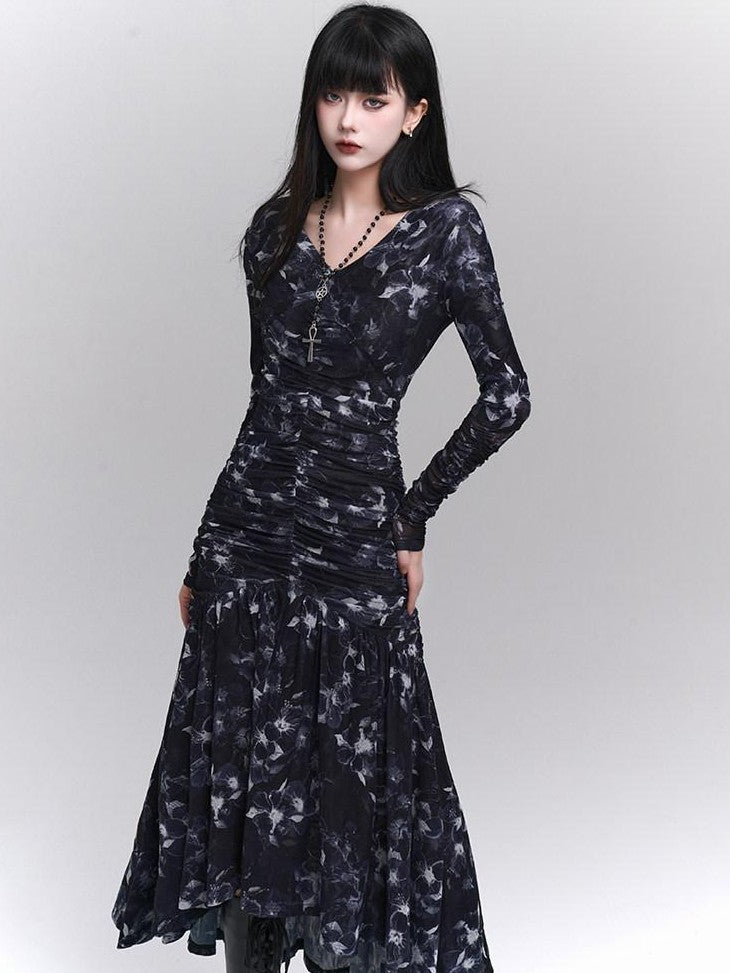 LADYGHOST Ethereal Aesthetic Unique Cinched Waist Women&