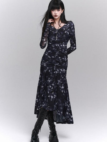 LADYGHOST Ethereal Aesthetic Unique Cinched Waist Women&