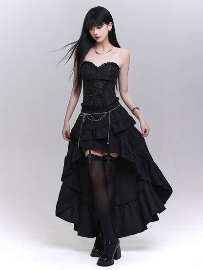 LADYGHOST Ethereal Asymmetrical Black Women&