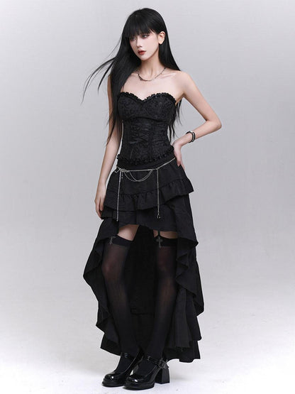 LADYGHOST Ethereal Asymmetrical Black Women&