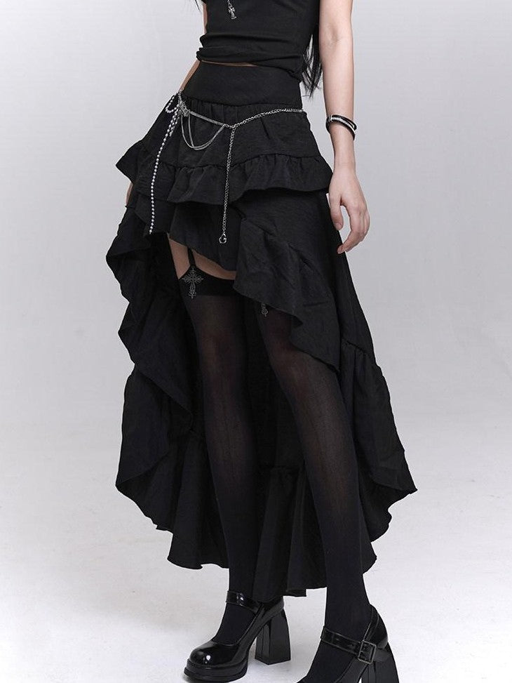 LADYGHOST Ethereal Asymmetrical Black Women&