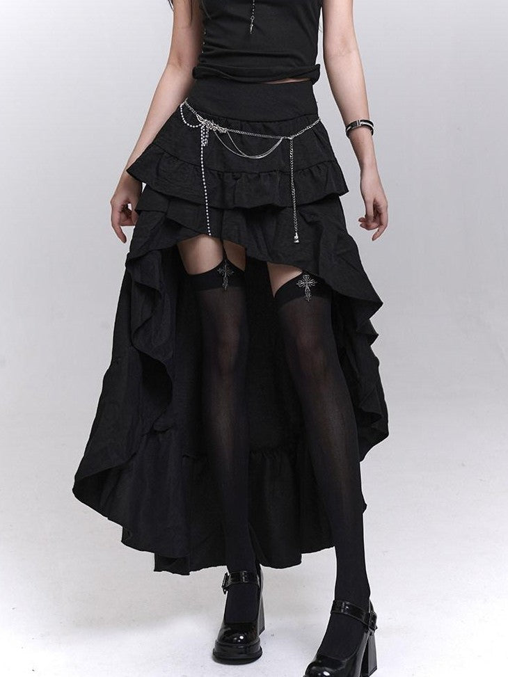 LADYGHOST Ethereal Asymmetrical Black Women&