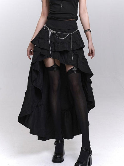 LADYGHOST Ethereal Asymmetrical Black Women&