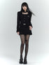 LADYGHOST Ethereal Black Korean Heiress Women&