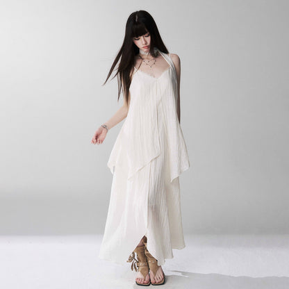 LADYGHOST_Ethereal_Black_Spaghetti_Strap_Slimming_Relaxed_Women&