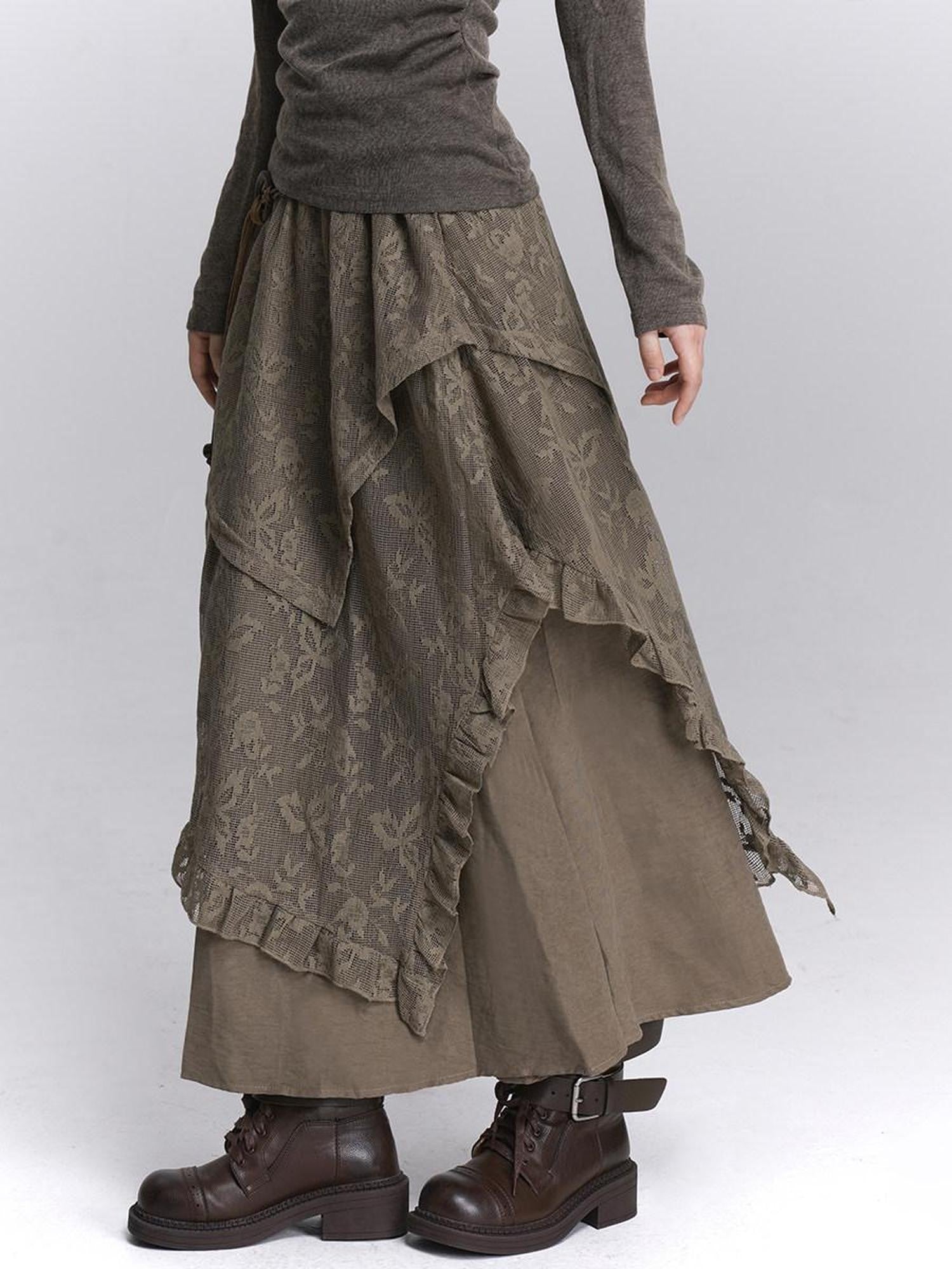 LADYGHOST Ethereal Coffee Brown Cool Artistic Women&