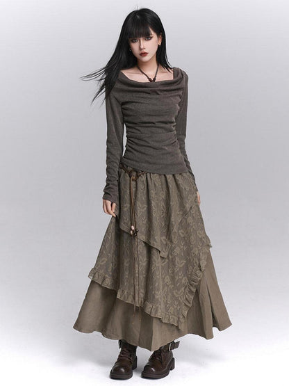 LADYGHOST Ethereal Coffee Brown Cool Artistic Women&