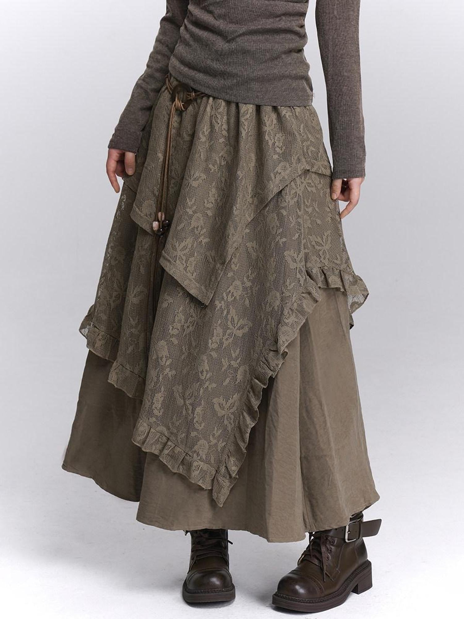LADYGHOST Ethereal Coffee Brown Cool Artistic Women&