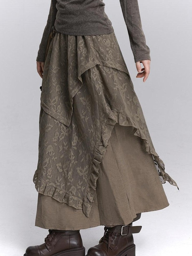 LADYGHOST Ethereal Coffee Brown Cool Artistic Women&