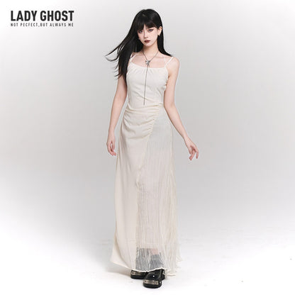 LADYGHOST_Ethereal_French_White_Spaghetti_Strap_Designer_Women&