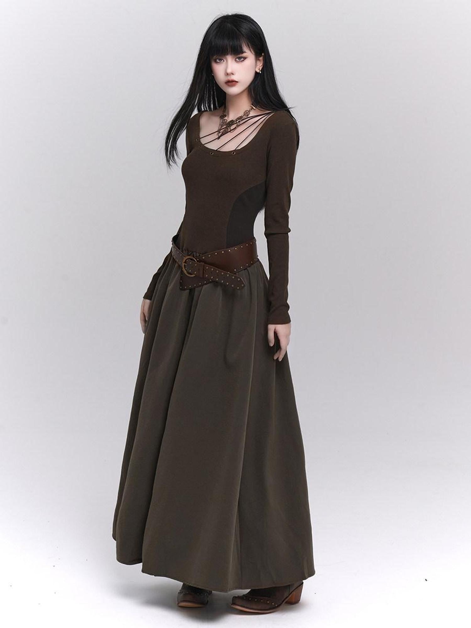 LADYGHOST Ethereal Ghost Cinched Waist Women&