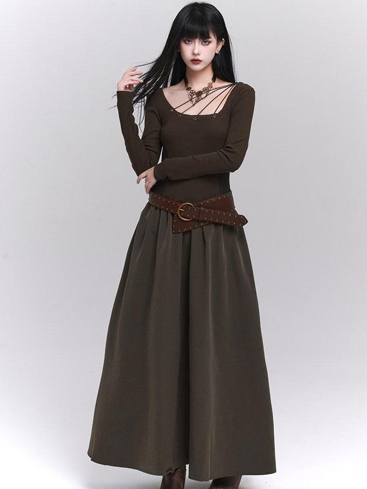 LADYGHOST Ethereal Ghost Cinched Waist Women&