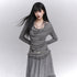 LADYGHOST_Ethereal_Ghost_Faux_Layered_Off_Shoulder_Halter_Women&