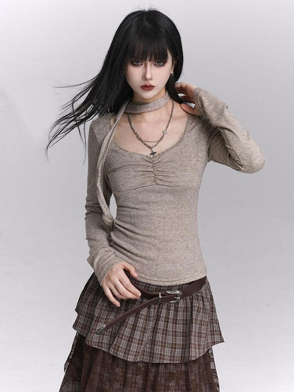 LADYGHOST Ethereal Korean Chic Slim Fit Women&