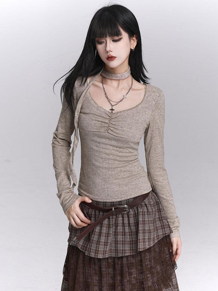 LADYGHOST Ethereal Korean Chic Slim Fit Women&