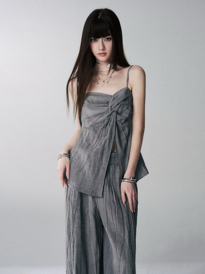 LADYGHOST Ethereal Korean Gray Unique Design Women&