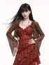 LADYGHOST Ethereal Lightweight Cropped Open Front Women&