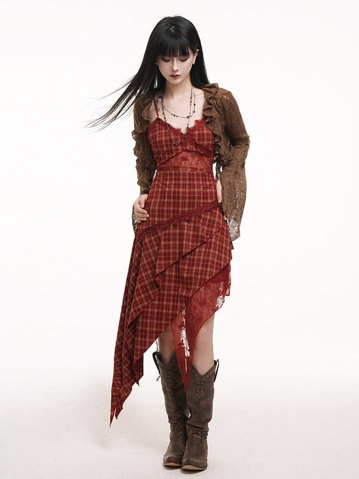 LADYGHOST Ethereal Lightweight Cropped Open Front Women&