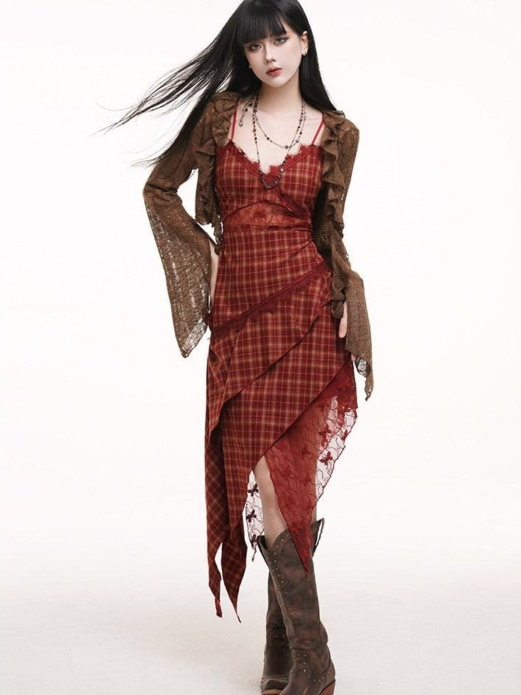 LADYGHOST Ethereal Lightweight Cropped Open Front Women&