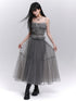 LADYGHOST Ethereal Mesh Tulle Cami Strappy Women&