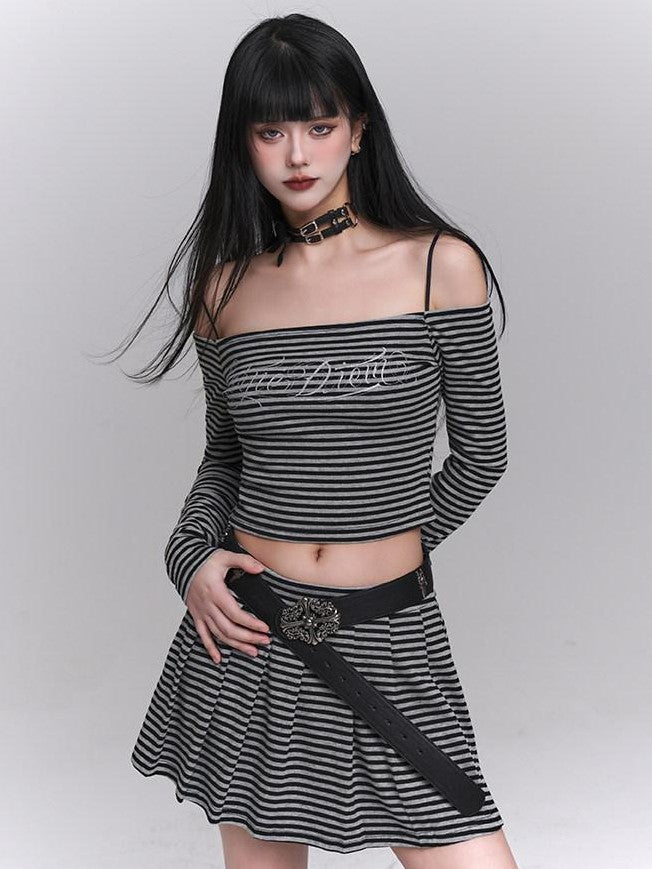 LADYGHOST Ethereal Off Shoulder Designed Figure Flattering Women&
