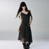 LADYGHOST_Ethereal_Polka_Dot_Draped_Neck_French_Chic_Women&