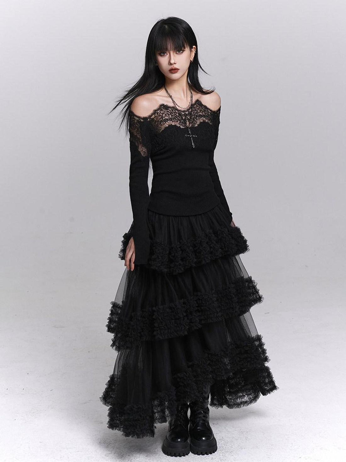 LADYGHOST Ethereal Puff Cake Princess Women&