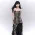 LADYGHOST_Ethereal_Ruffled_Asymmetrical_Spaghetti_Strap_Women&