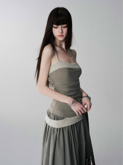 LADYGHOST Ethereal Sensual Strappy Bandeau Cinched Waist Women&