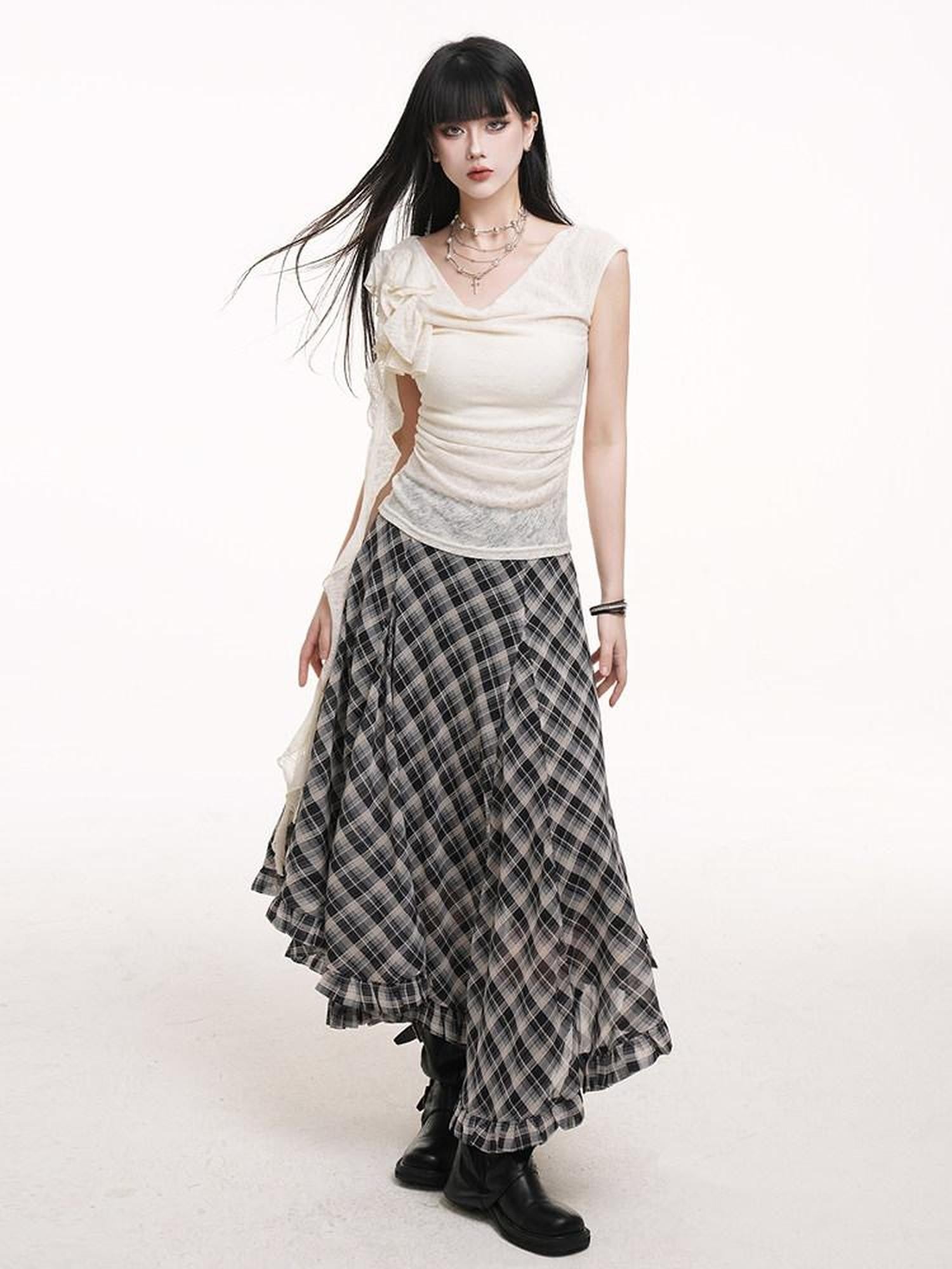 LADYGHOST Ethereal Sheer Mesh Women&