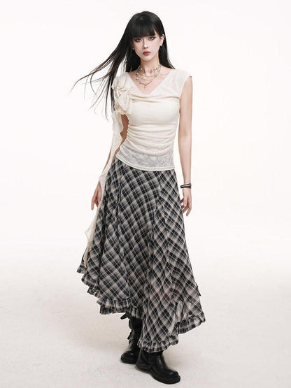 LADYGHOST Ethereal Sheer Mesh Women&