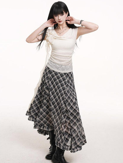 LADYGHOST Ethereal Sheer Mesh Women&