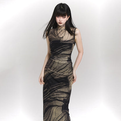 LADYGHOST_Ethereal_Sleeveless_Cinched_Waist_Fitted_Women&
