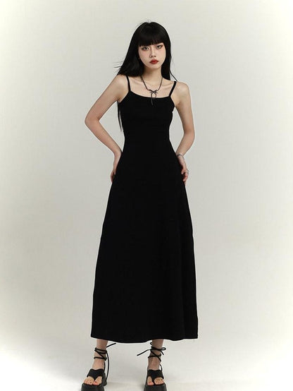 LADYGHOST Ethereal Spaghetti Strap Waist Cinched Bodycon Women&