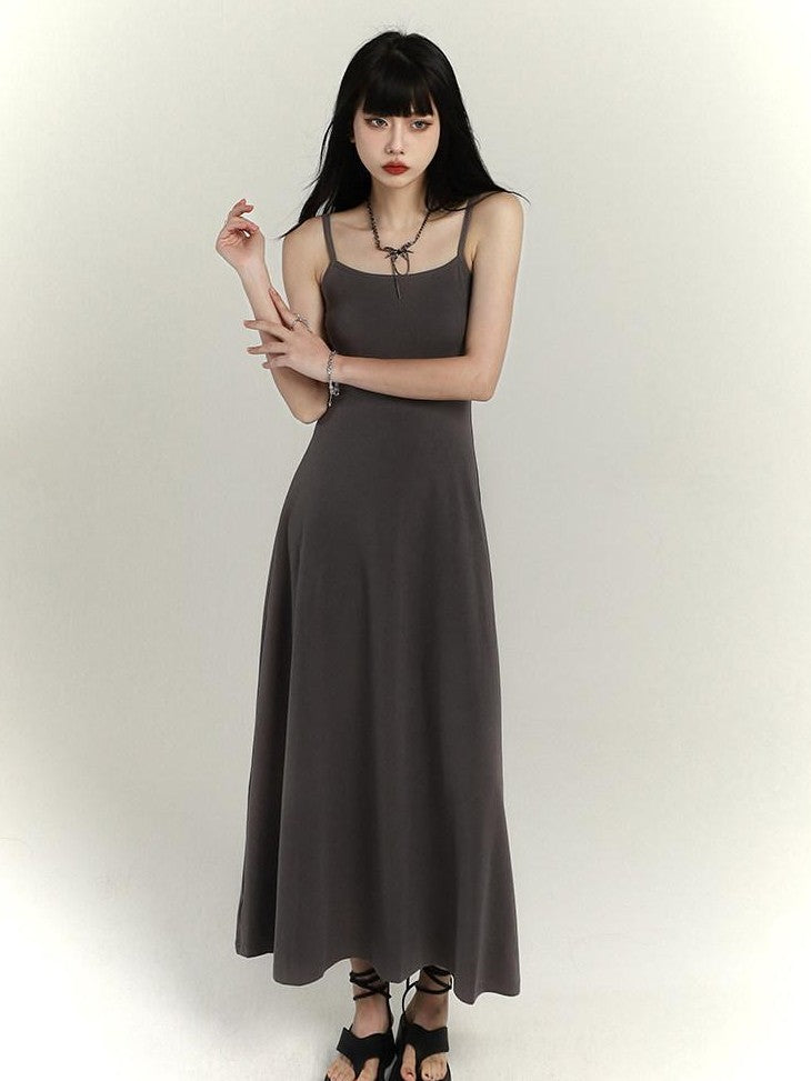 LADYGHOST Ethereal Spaghetti Strap Waist Cinched Bodycon Women&