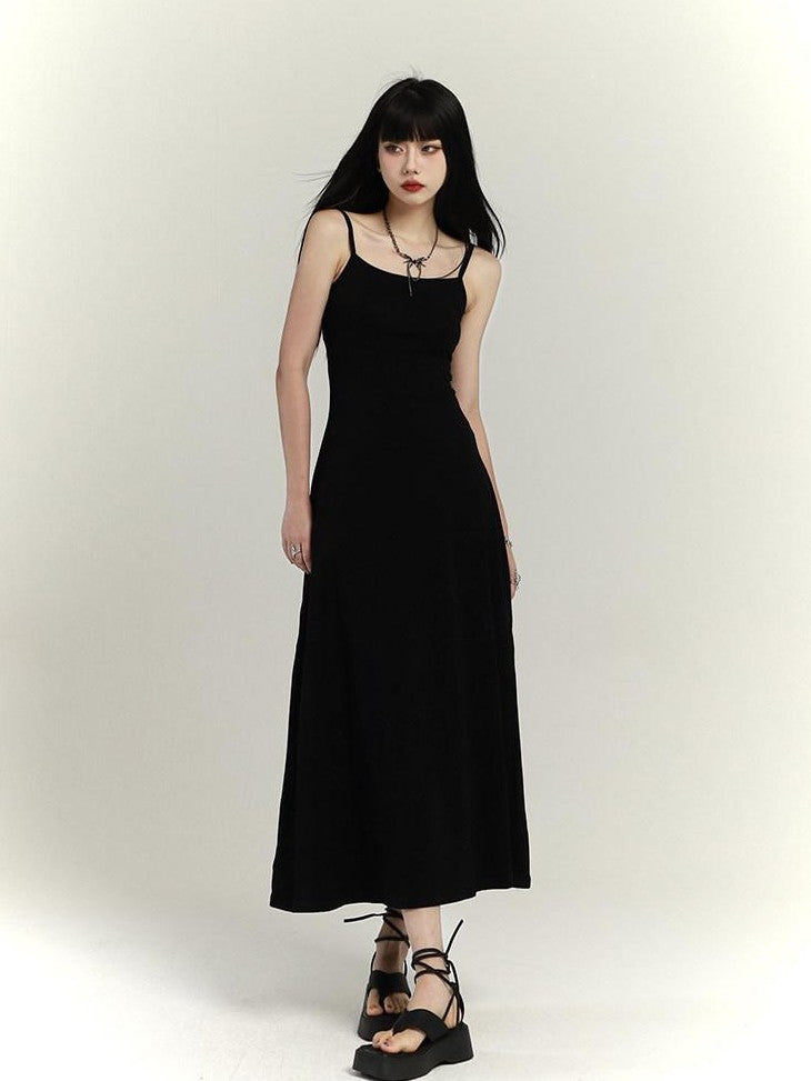 LADYGHOST Ethereal Spaghetti Strap Waist Cinched Bodycon Women&