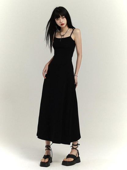LADYGHOST Ethereal Spaghetti Strap Waist Cinched Bodycon Women&