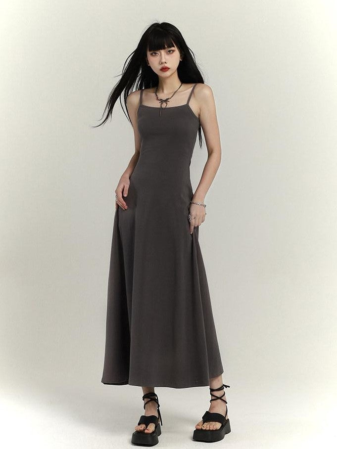 LADYGHOST Ethereal Spaghetti Strap Waist Cinched Bodycon Women&