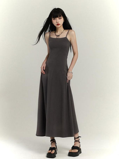 LADYGHOST Ethereal Spaghetti Strap Waist Cinched Bodycon Women&