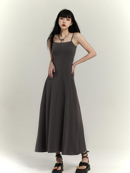 LADYGHOST Ethereal Spaghetti Strap Waist Cinched Bodycon Women&
