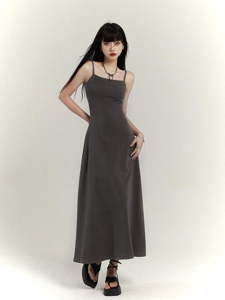 LADYGHOST Ethereal Spaghetti Strap Waist Cinched Bodycon Women&