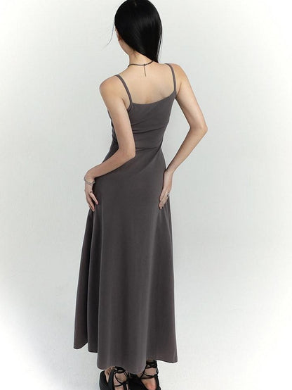 LADYGHOST Ethereal Spaghetti Strap Waist Cinched Bodycon Women&