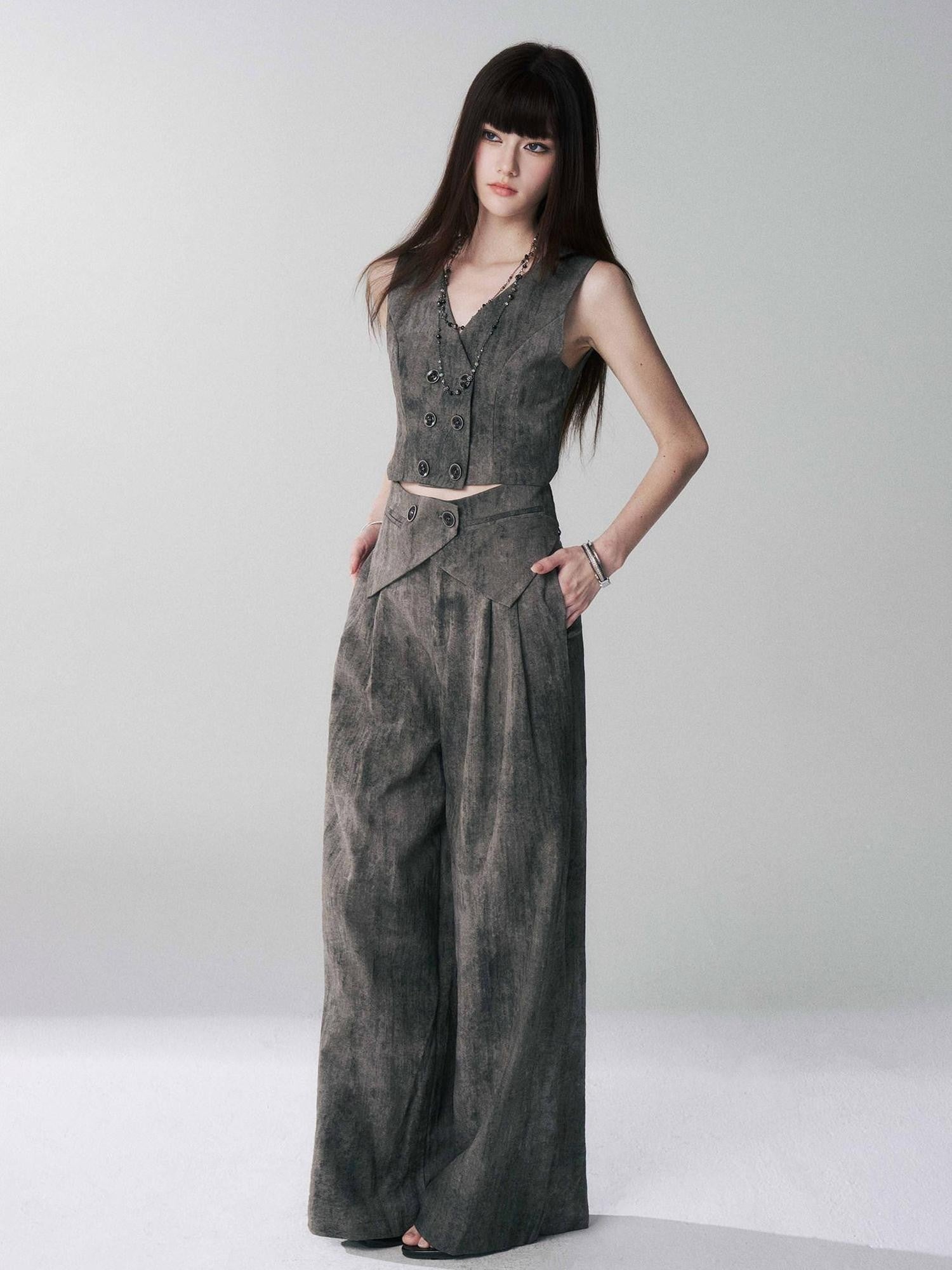 LADYGHOST Ethereal Tailored Vest Old Money Women&