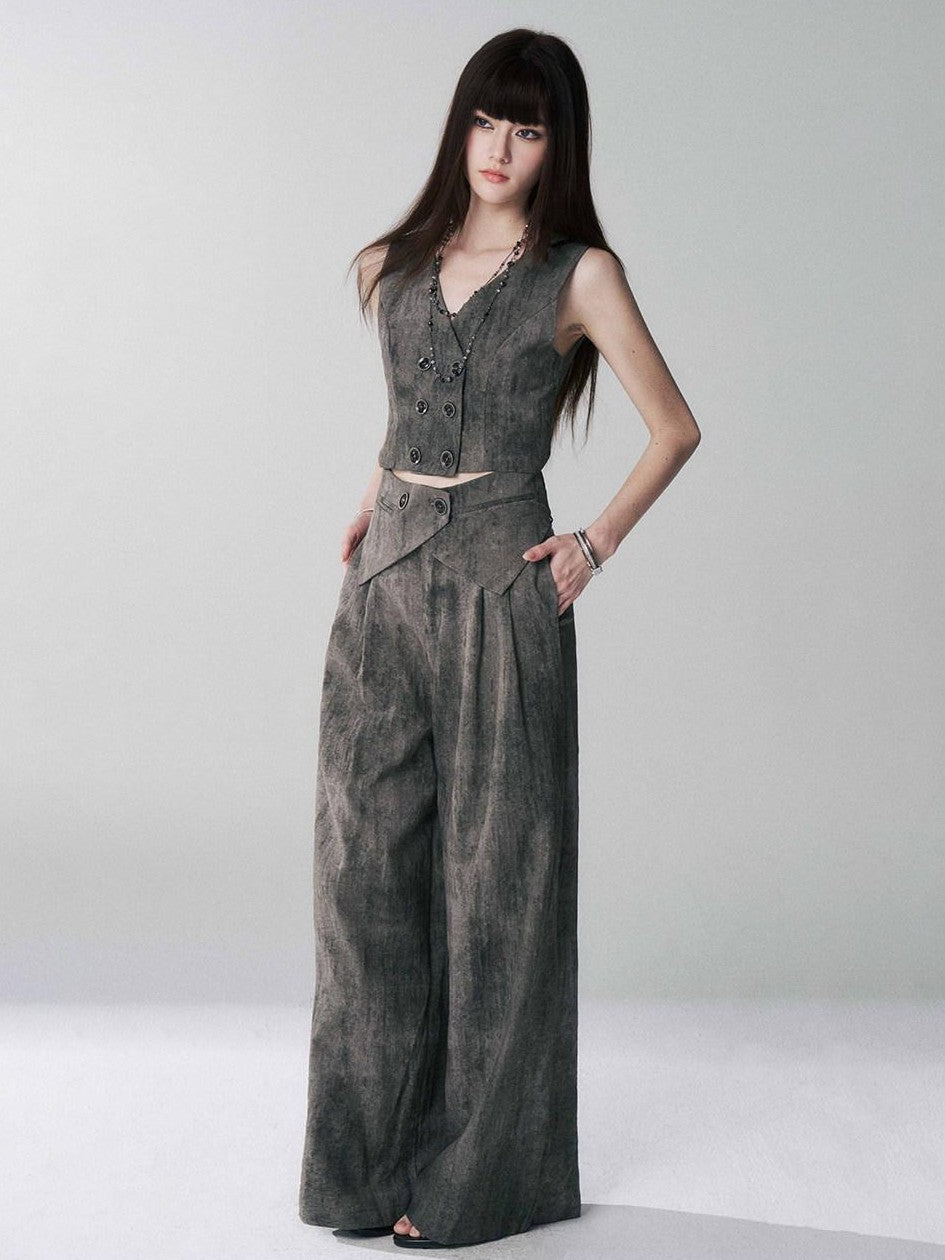 LADYGHOST Ethereal Tailored Vest Old Money Women&