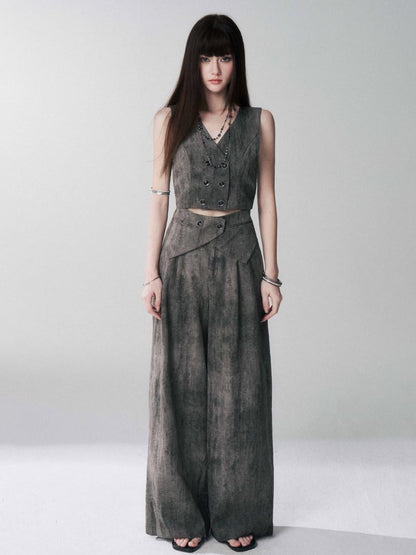 LADYGHOST Ethereal Tailored Vest Old Money Women&
