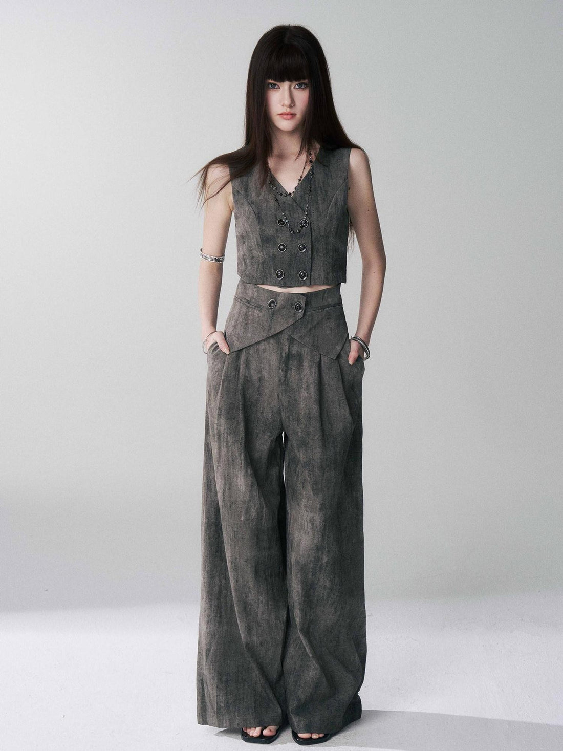 LADYGHOST Ethereal Tailored Vest Old Money Women&