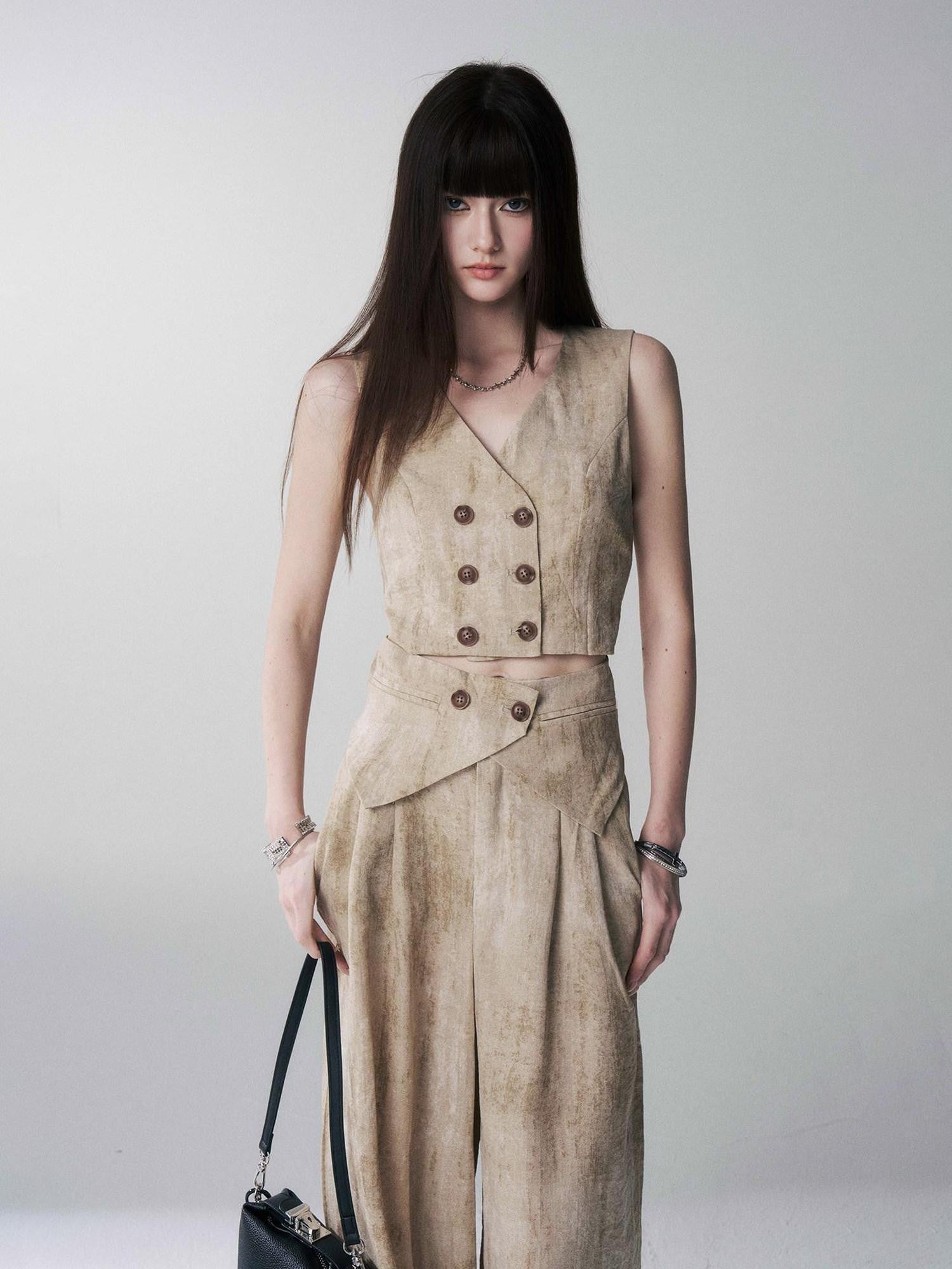 LADYGHOST Ethereal Tailored Vest Old Money Women&