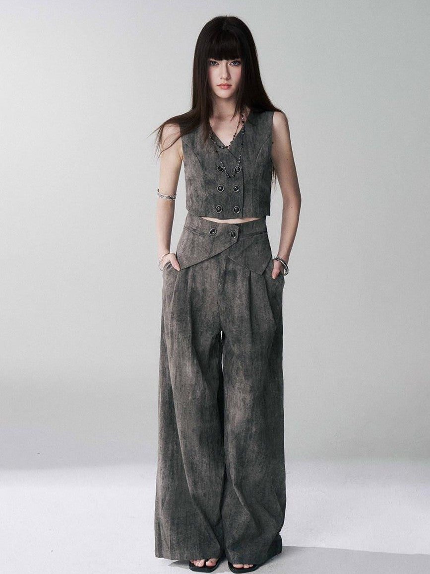 LADYGHOST Ethereal Tailored Vest Old Money Women&